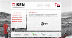 Desktop Screenshot of isen-tiefbau.ch